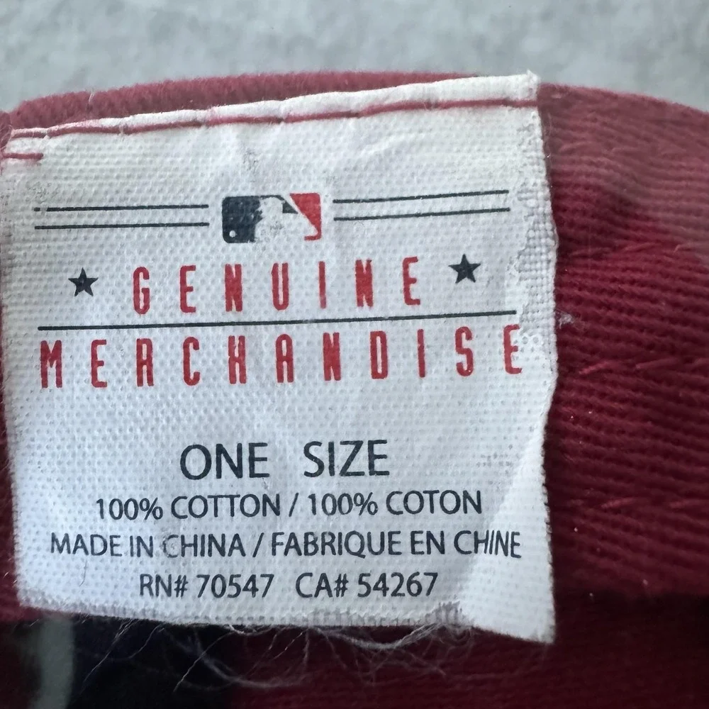 Cincinnati Reds Hat Cap Strap Back Mens One Size Red MLB Baseball Fan Favorite
